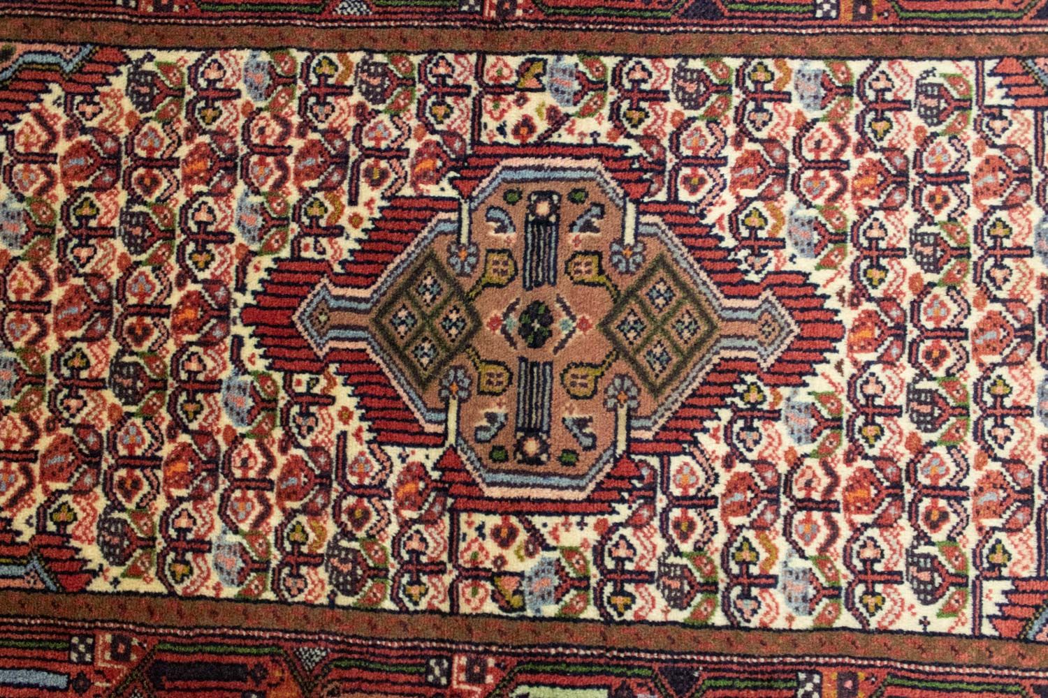Persisk tæppe - Nomadisk - 123 x 75 cm - beige