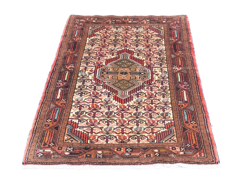 Persisk tæppe - Nomadisk - 123 x 75 cm - beige