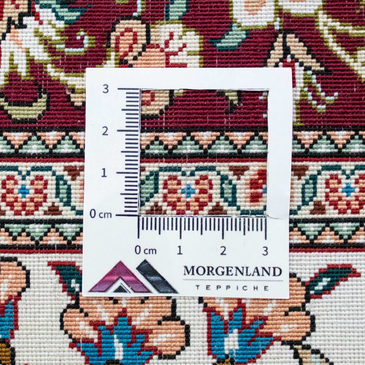 Silketæppe - Ghom Silk - Premium - 123 x 80 cm - beige