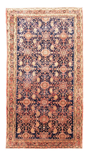 Persisk tæppe - Nomadisk - 314 x 172 cm - blå