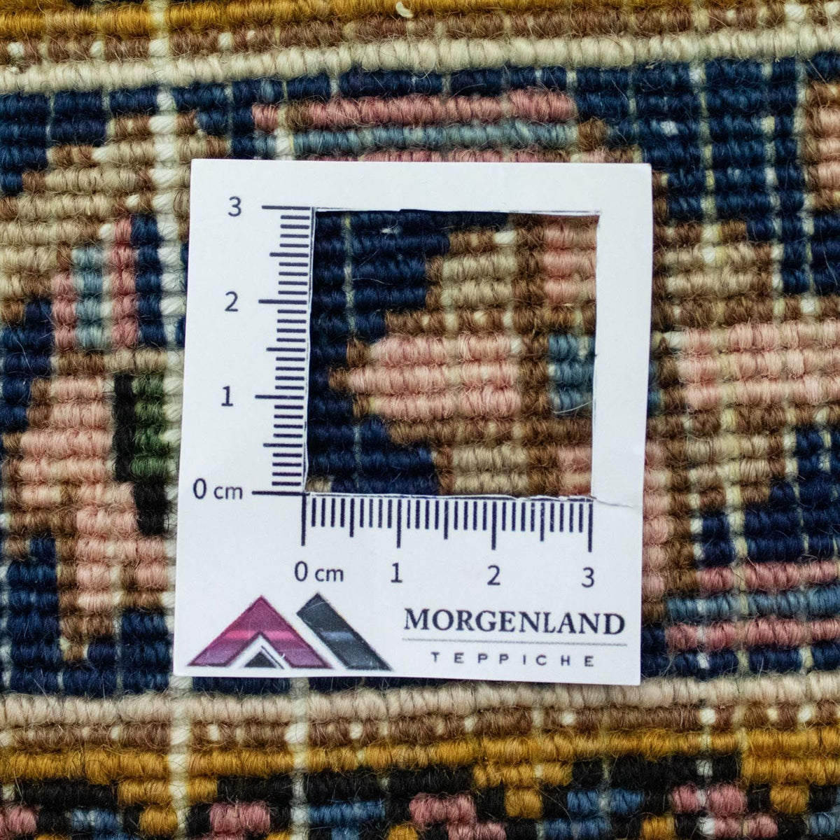 Persisk tæppe - Nomadisk - 113 x 84 cm - lysrød