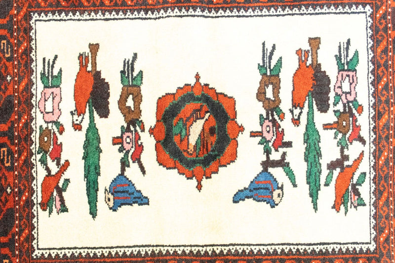 Baluch-tæppe - 157 x 90 cm - orange