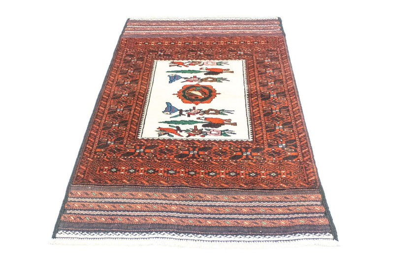 Baluch-tæppe - 157 x 90 cm - orange