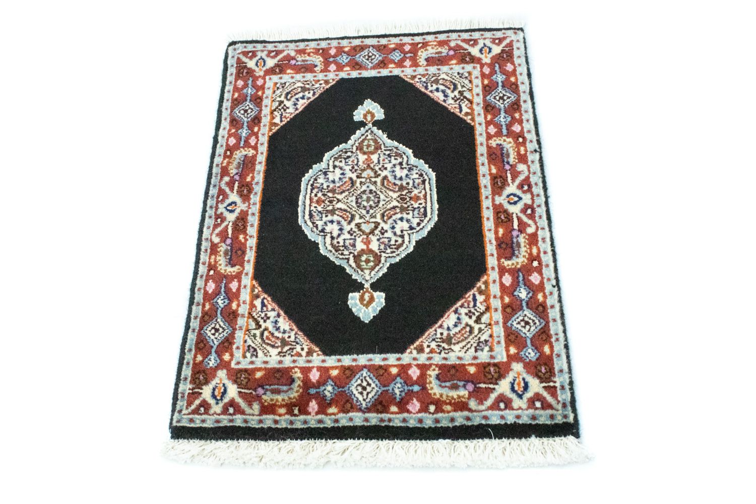 Persisk tæppe - Classic - 60 x 40 cm - blå