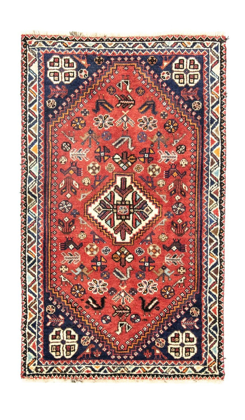 Persisk tæppe - Nomadisk - 127 x 75 cm - rød