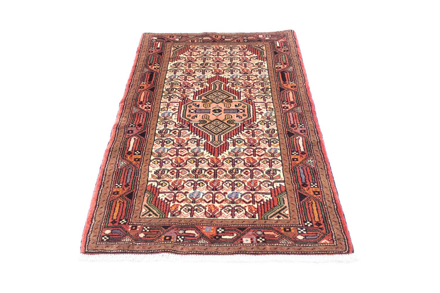 Persisk tæppe - Nomadisk - 135 x 83 cm - brun