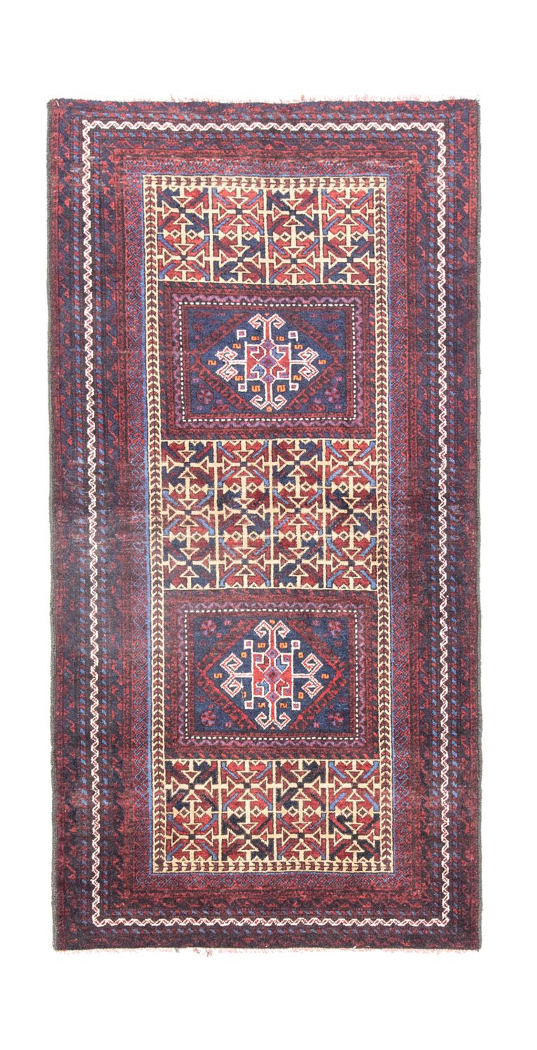 Baluch-tæppe - 164 x 82 cm - blå
