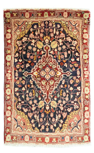 Persisk tæppe - Classic - 96 x 60 cm - blå
