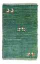 Persisk Gabbeh Tæppe 90x60cm - Perserteppich Wollteppich