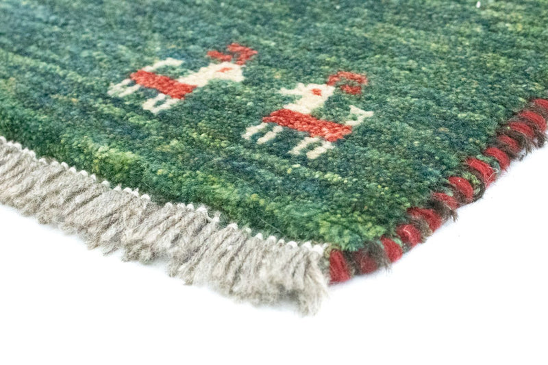 Gabbeh-tæppe - Persisk - 90 x 60 cm - flerfarvet