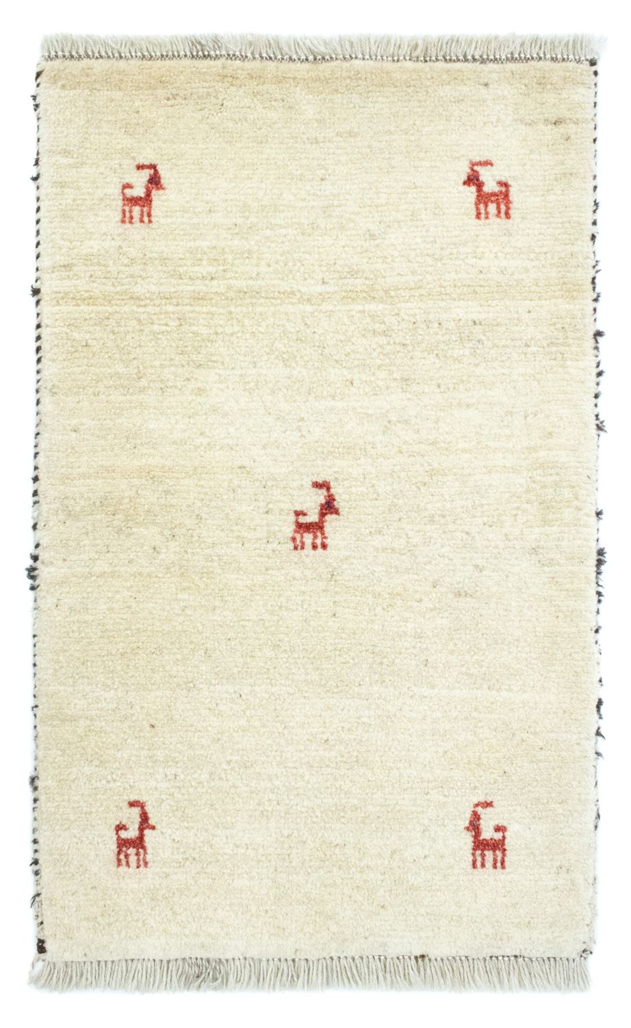 Gabbeh-tæppe - Persisk - 91 x 57 cm - flerfarvet
