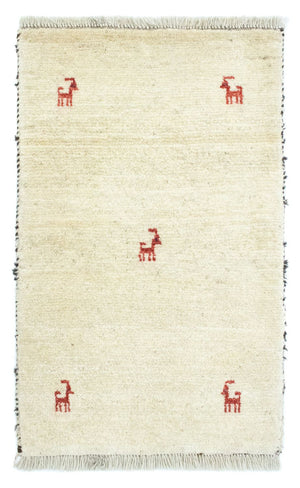 Gabbeh-tæppe - Persisk - 91 x 57 cm - flerfarvet