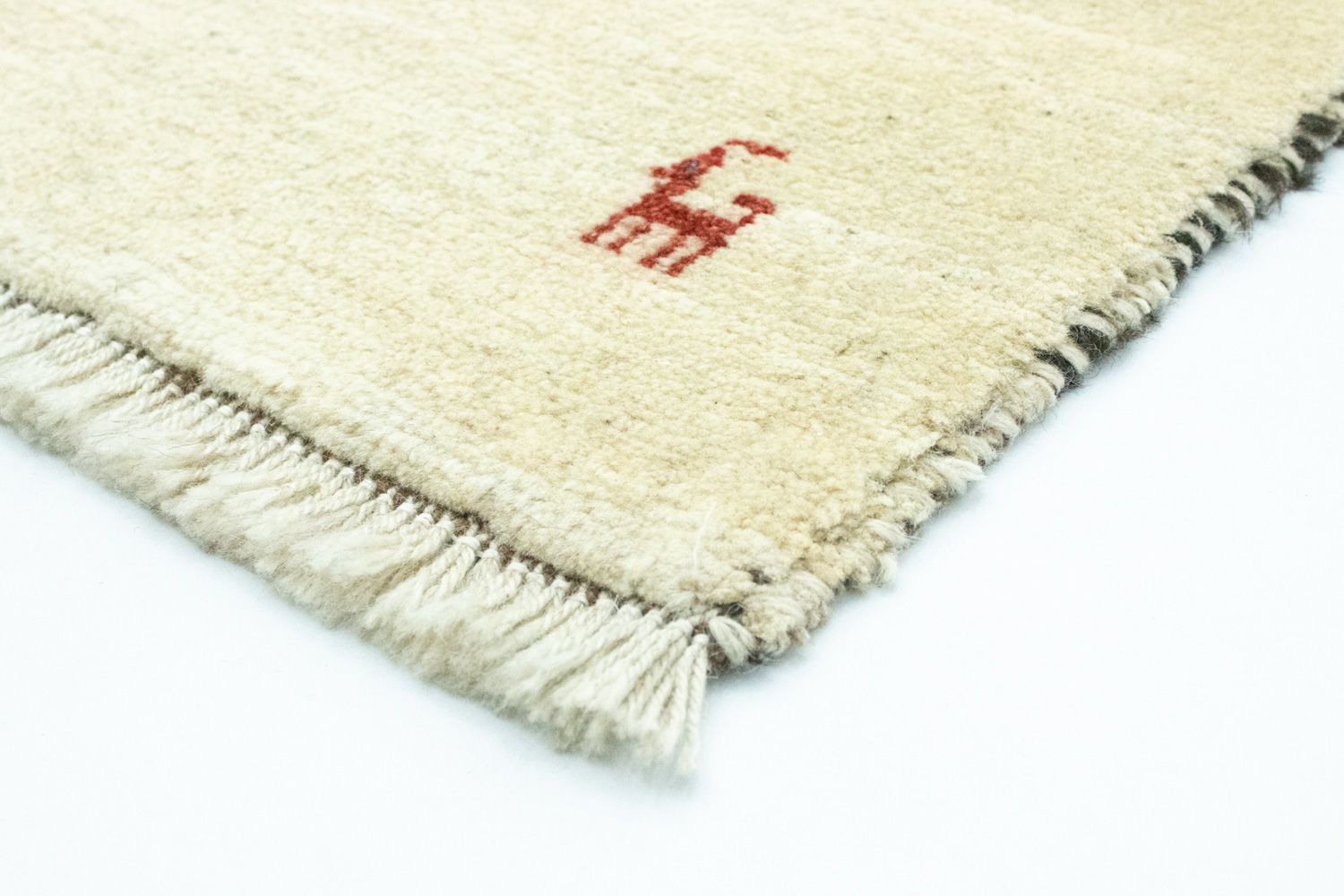 Gabbeh-tæppe - Persisk - 91 x 57 cm - flerfarvet