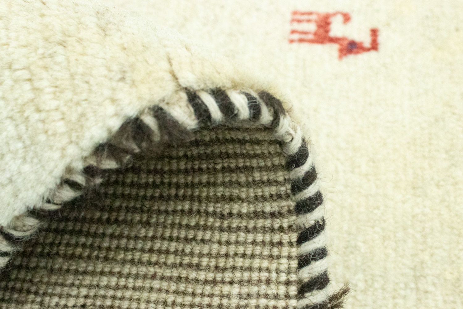 Gabbeh-tæppe - Persisk - 91 x 57 cm - flerfarvet