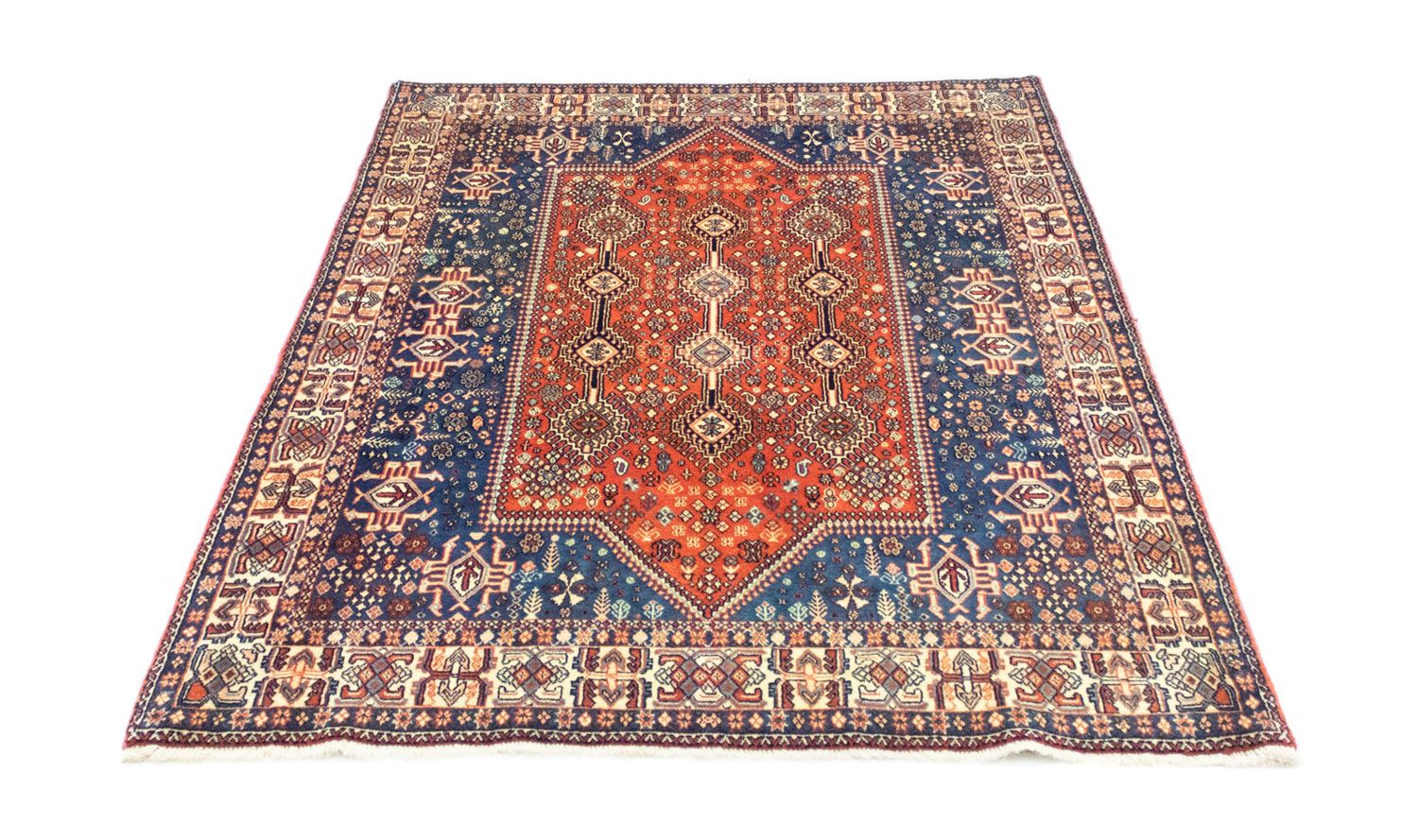 Persisk tæppe - Nomadisk - 174 x 118 cm - blå