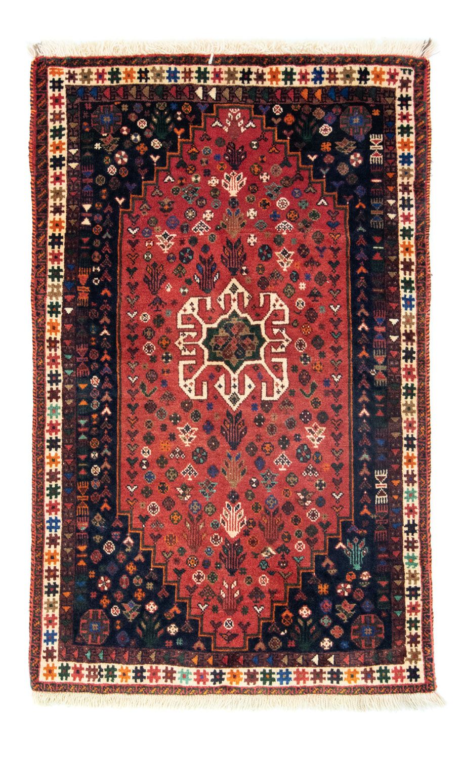Persisk tæppe - Nomadisk - 145 x 92 cm - rød