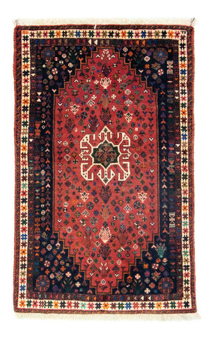Persisk tæppe - Nomadisk - 145 x 92 cm - rød