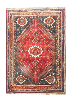 Persisk tæppe - Nomadisk - 168 x 120 cm - rød