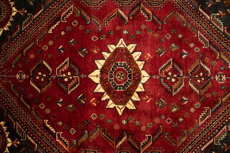 Persisk tæppe - Nomadisk - 168 x 120 cm - rød