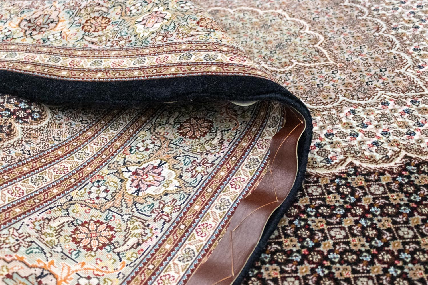 Persisk tæppe - Tabriz - Royal - 246 x 174 cm - brun