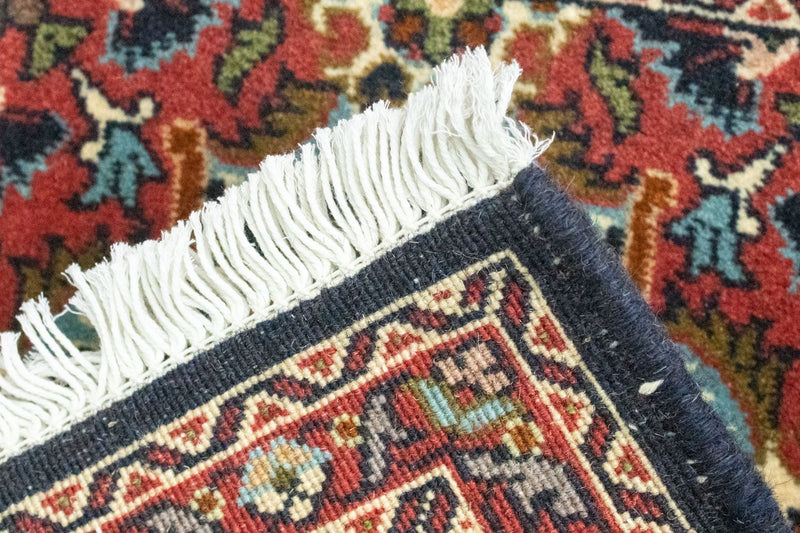 Persisk tæppe - Bijar - 62 x 43 cm - blå