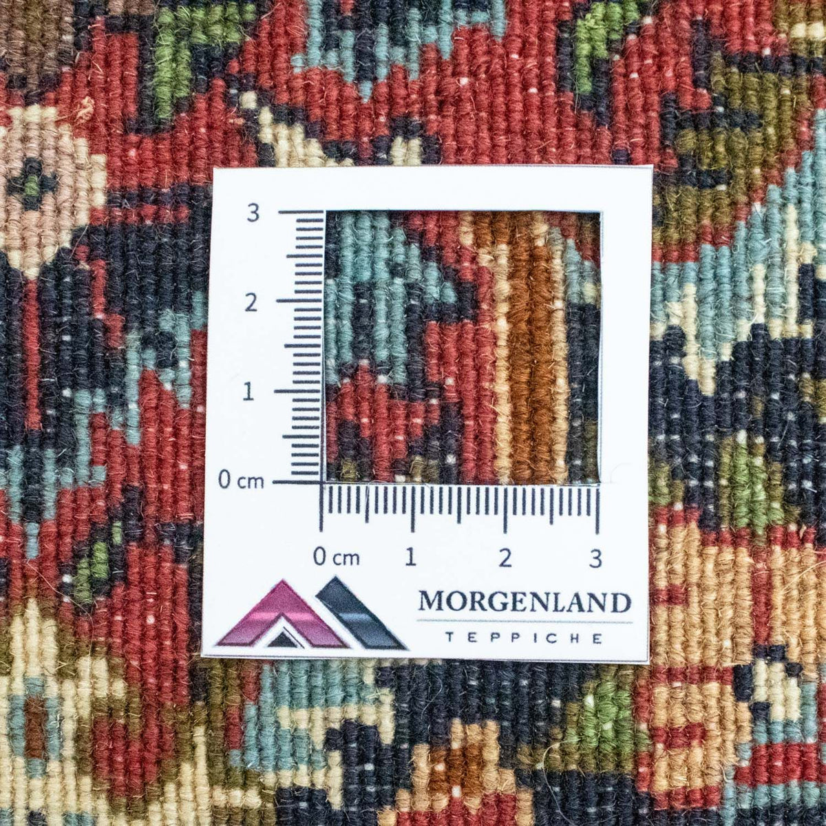 Persisk tæppe - Bijar - 62 x 43 cm - blå