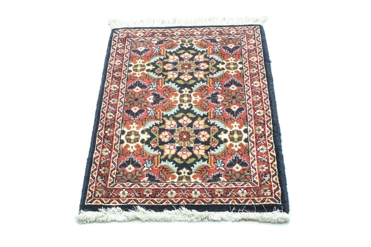 Persisk tæppe - Bijar - 62 x 45 cm - blå
