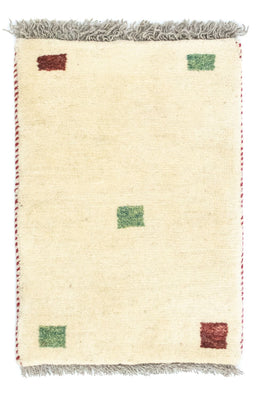 Gabbeh-tæppe - Persisk - 60 x 40 cm - beige