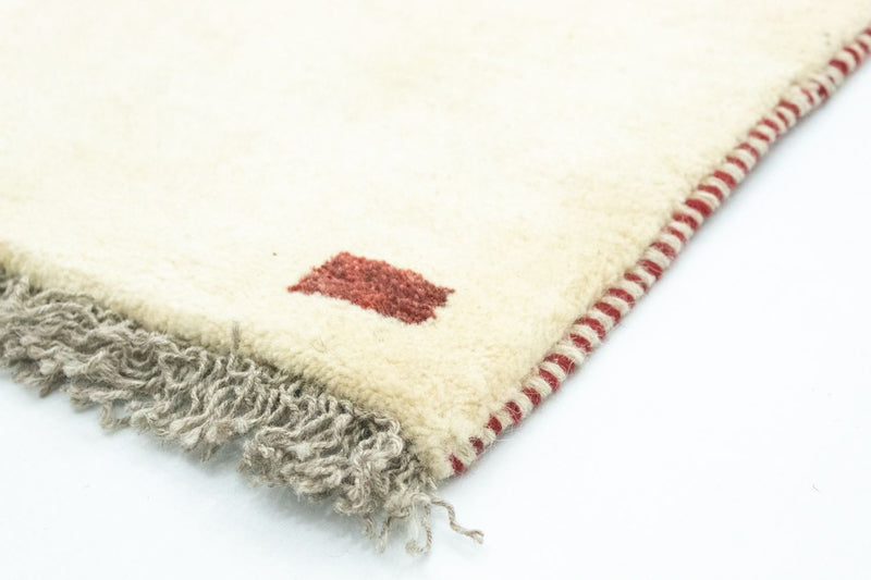 Gabbeh-tæppe - Persisk - 60 x 40 cm - beige