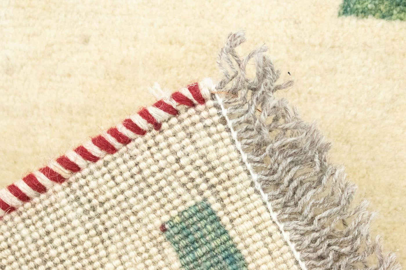 Persisk Gabbeh Tæppe 60x40cm - Perserteppich Wollteppich