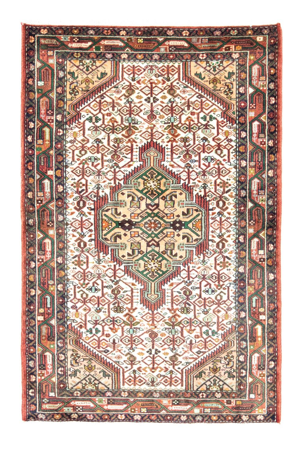Persisk tæppe - Nomadisk - 157 x 104 cm - beige