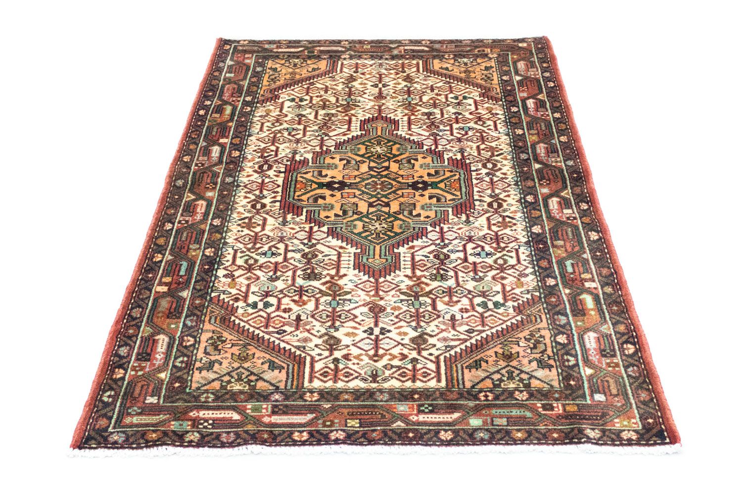 Persisk tæppe - Nomadisk - 157 x 104 cm - beige