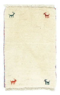 Gabbeh-tæppe - Persisk - 60 x 40 cm - beige