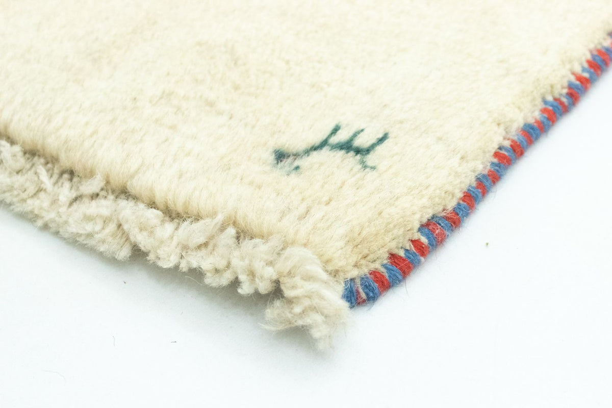 Gabbeh-tæppe - Persisk - 60 x 40 cm - beige