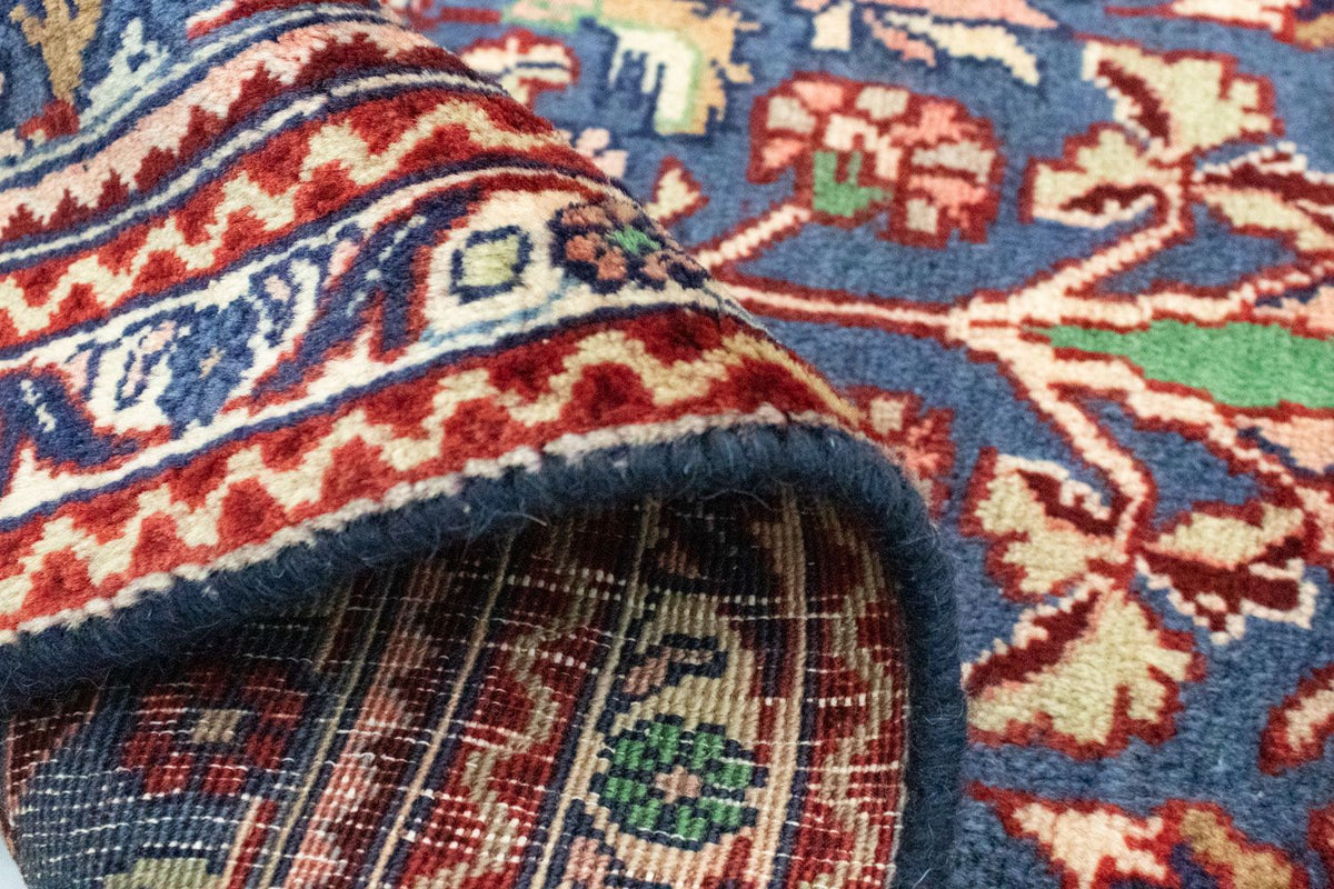 Persisk tæppe - Bijar - 84 x 63 cm - blå