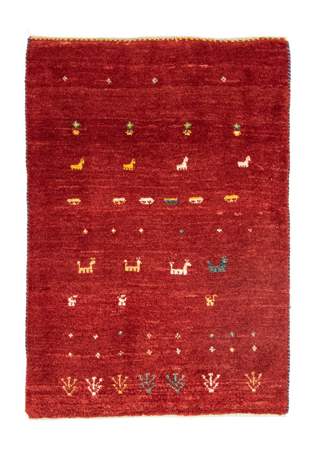 Persisk tæppe - Nomadisk - 116 x 82 cm - rust
