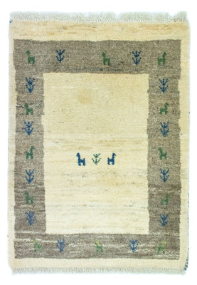 Gabbeh-tæppe - Persisk - 88 x 67 cm - flerfarvet