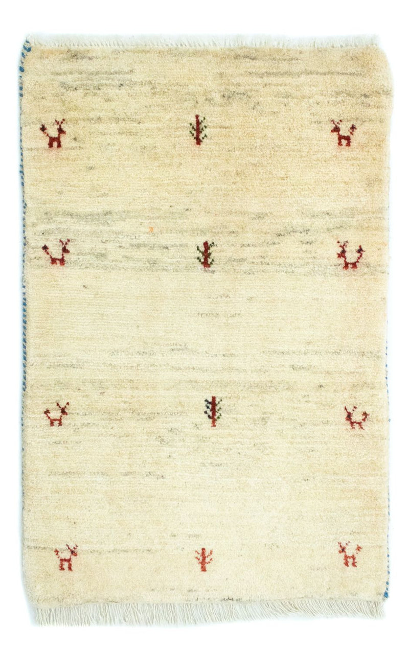 Gabbeh-tæppe - Persisk - 90 x 59 cm - flerfarvet