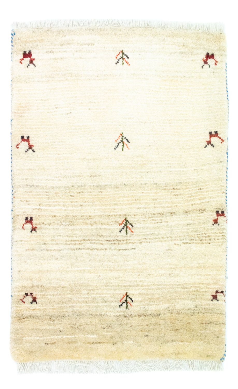 Gabbeh-tæppe - Persisk - 92 x 58 cm - flerfarvet