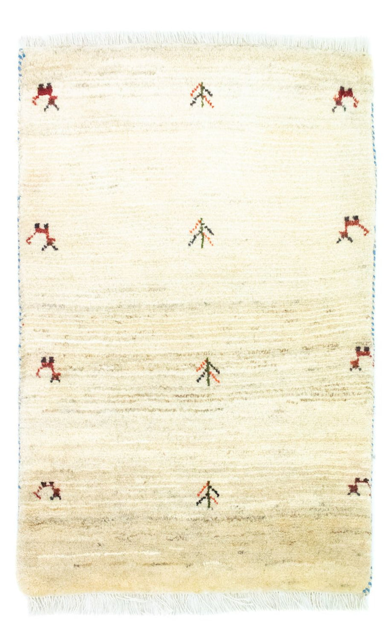 Gabbeh-tæppe - Persisk - 92 x 58 cm - flerfarvet