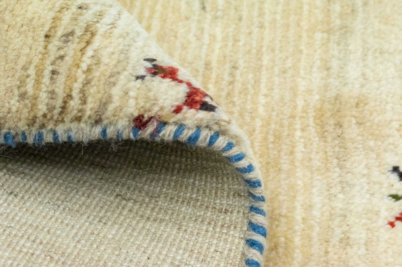 Persisk Gabbeh Tæppe 92x58cm - Perserteppich Wollteppich