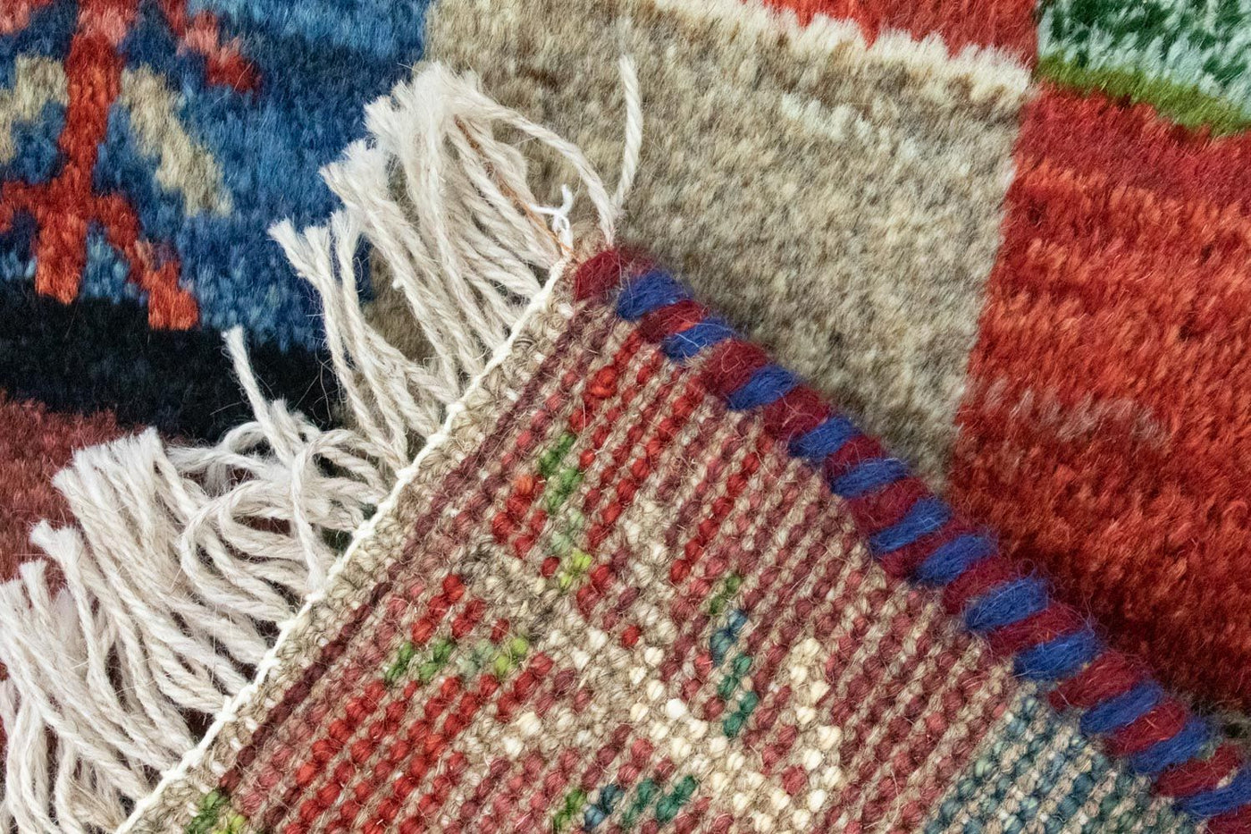 Persisk Gabbeh Tæppe 60x40cm - Perserteppich Wollteppich