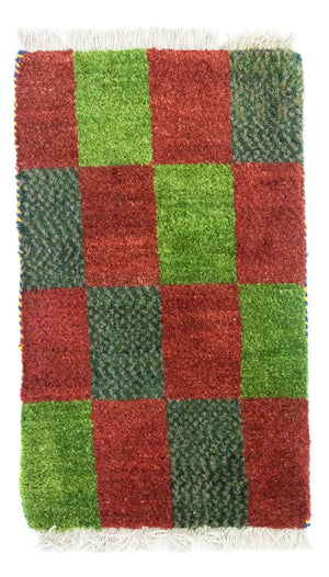 Gabbeh-tæppe - Persisk - 60 x 40 cm - flerfarvet