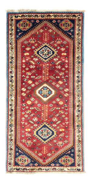 Persisk tæppe - Nomadisk - 148 x 73 cm - rød