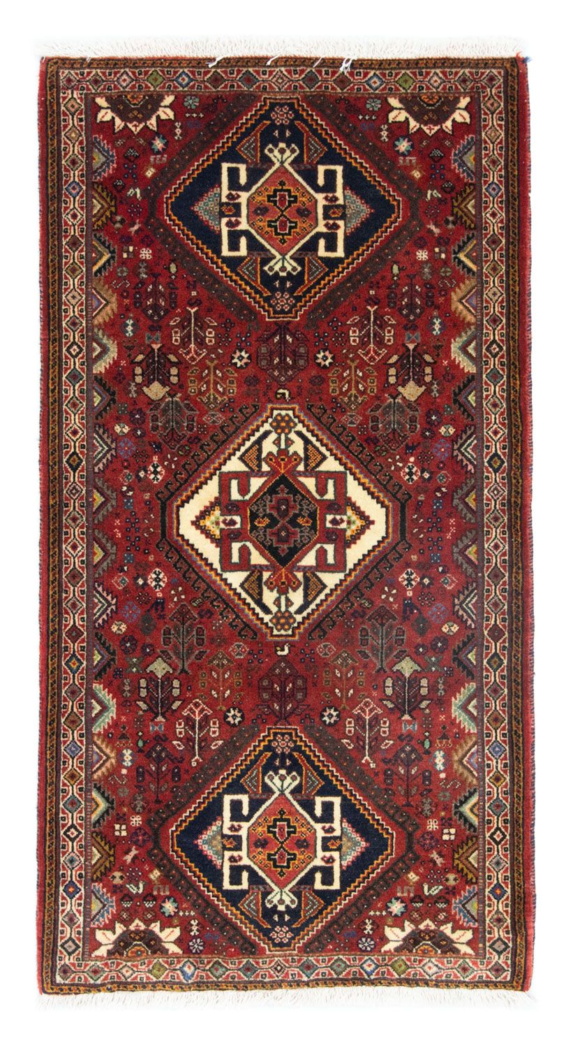 Persisk tæppe - Nomadisk - 147 x 75 cm - rød