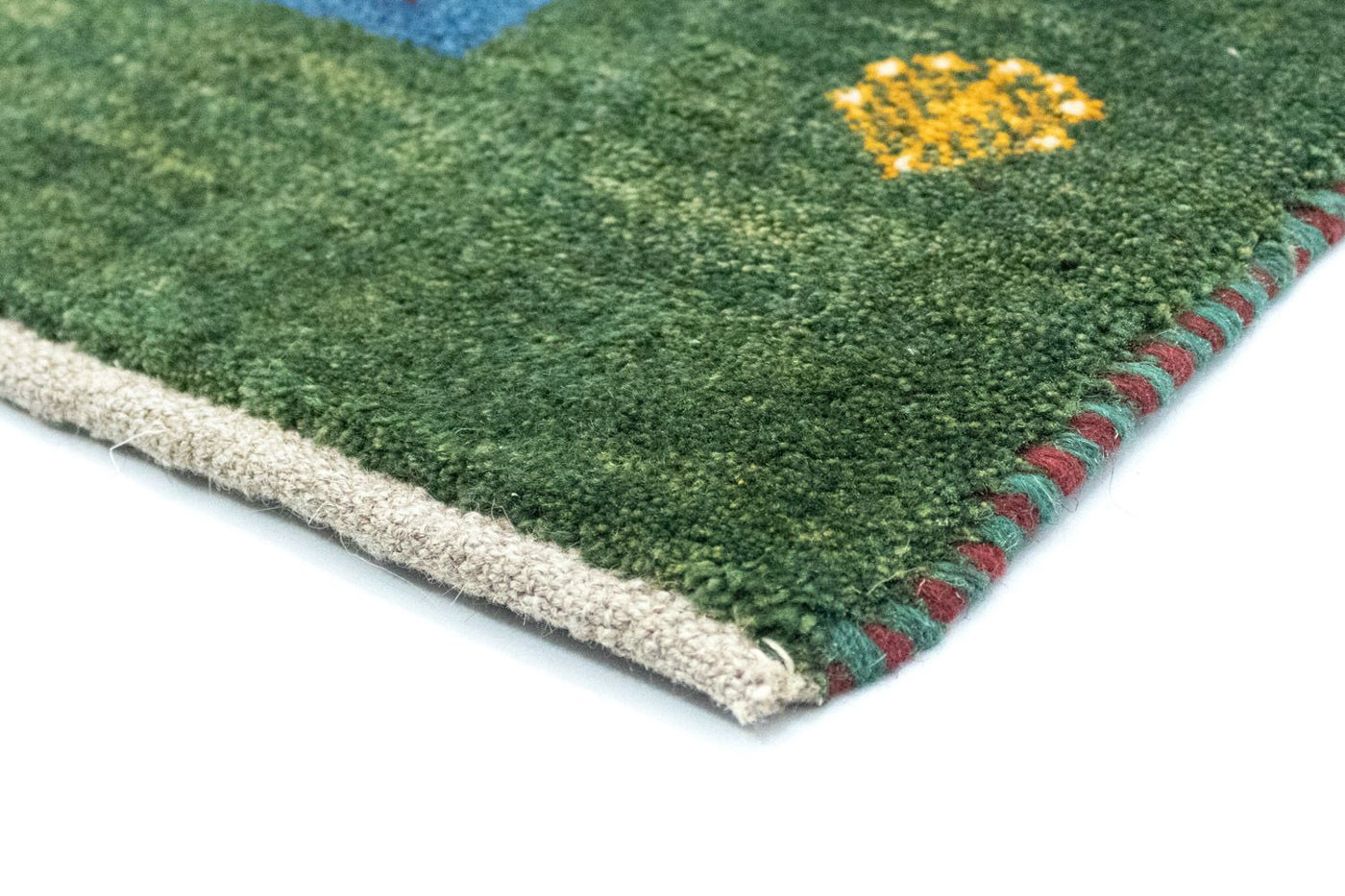 Persisk Gabbeh Tæppe 128x92cm - Perserteppich Wollteppich