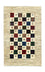 Gabbeh Tæppe - Loribaft Persisk - 124 x 83 cm - farvet