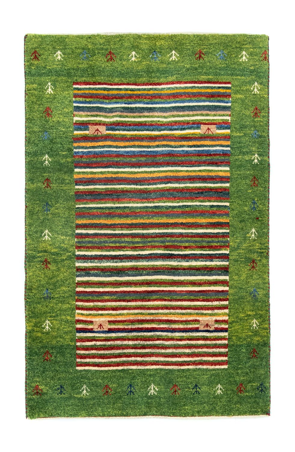 Persisk tæppe - Nomadisk - 126 x 80 cm - flerfarvet