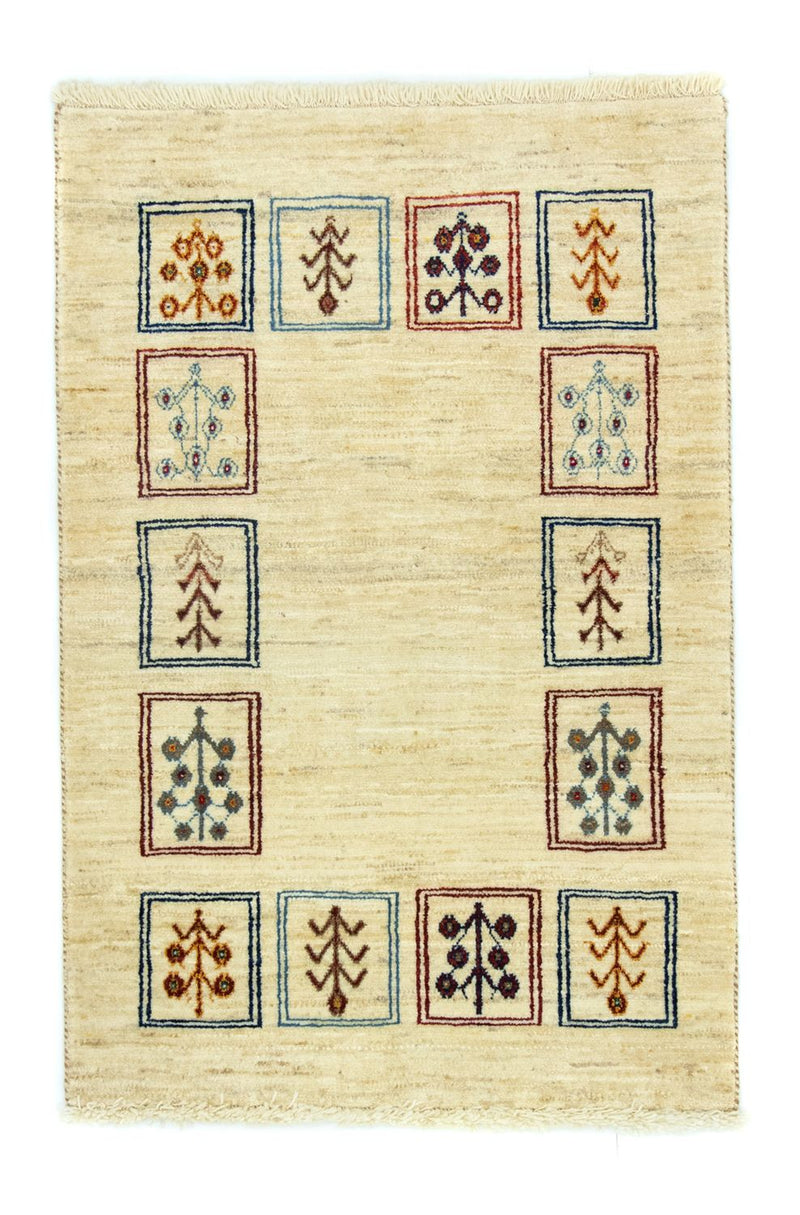 Gabbeh Tæppe - Loribaft Persisk - 120 x 78 cm - flerfarvet
