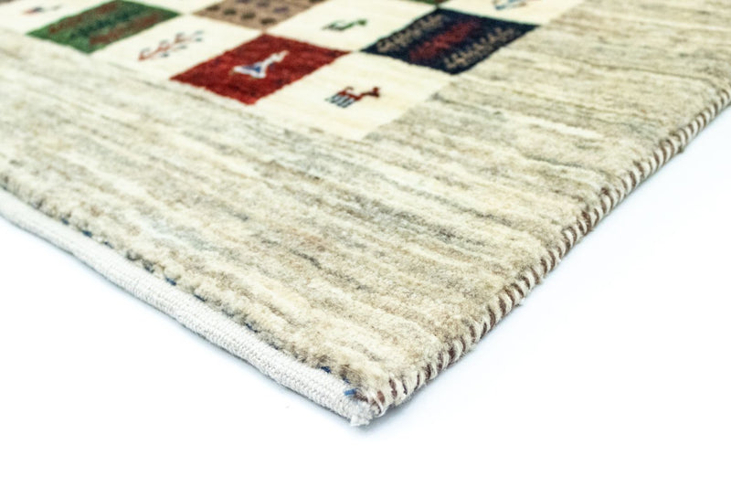 Gabbeh Tæppe - Loribaft Persisk - 125 x 82 cm - farvet